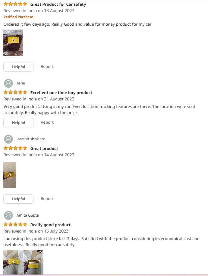 About Car QR Code Stickers for Vehicle Security | Contact Vehicle - contact vehicle owner while keeping phone private Customer Testimonials